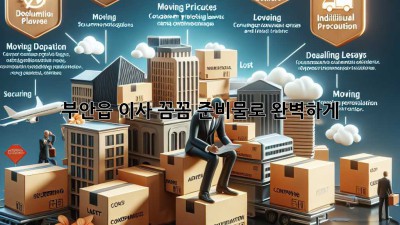 부안읍 이사, 꼼꼼 준비물로 완벽하게! 📦🔑🏡